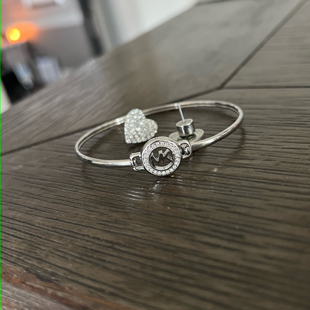 MK Bracelet & earring set